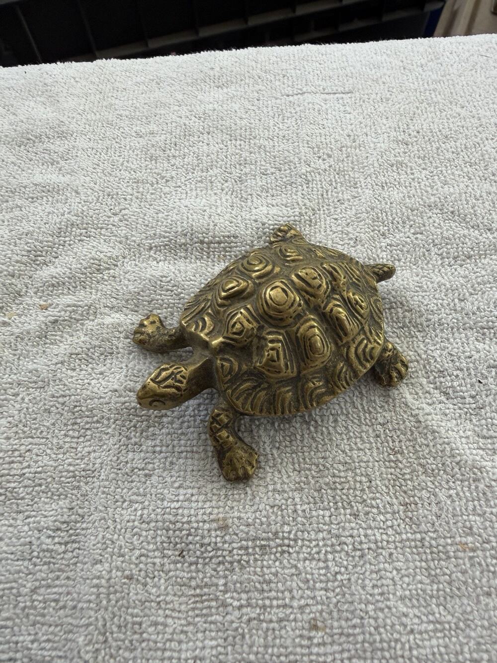 Turtle Brass Figurine